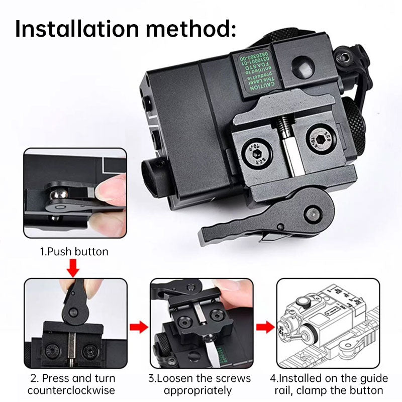 MINI-A2 PEQ15 Latarka taktyczna laserowa i IR